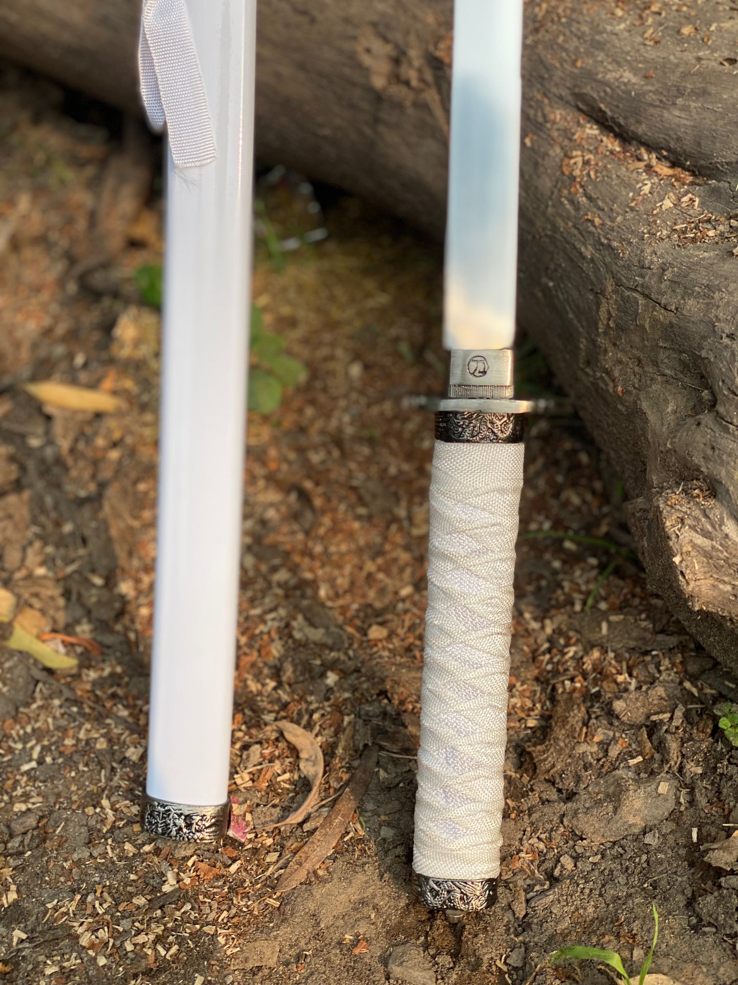 Real Katana Sword White
