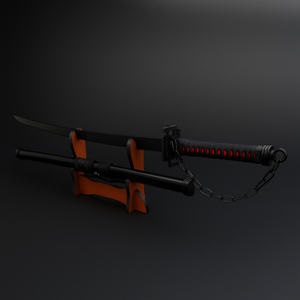 Real Black Katana Sword