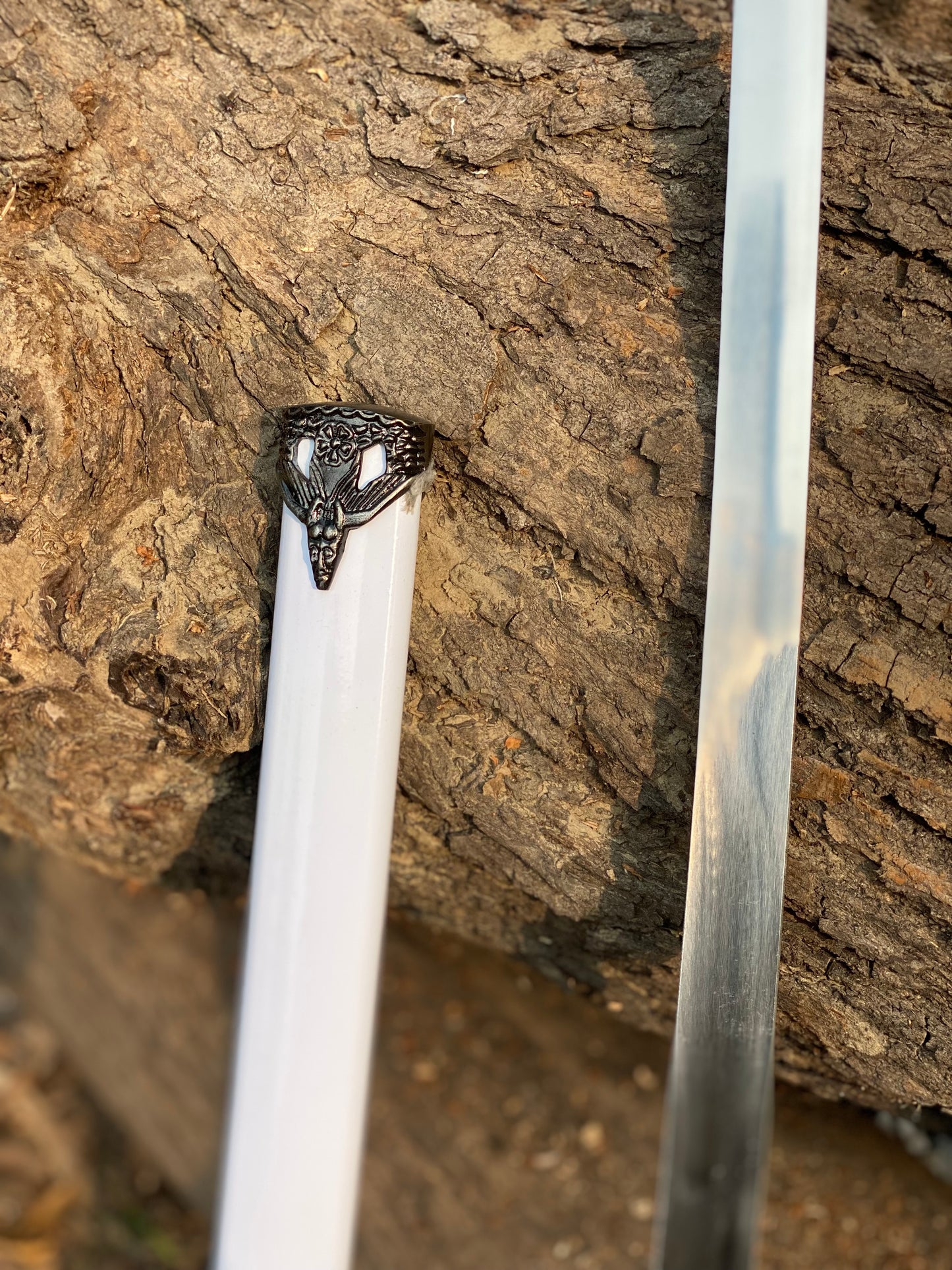 Real Katana Sword White