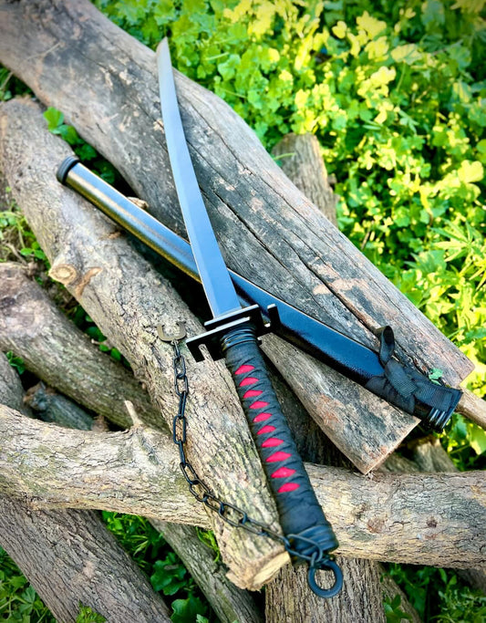 Real Black Katana Sword